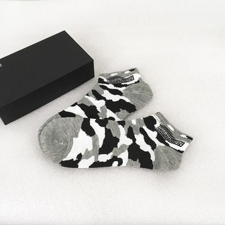 Tất Off White Marble Low 01
