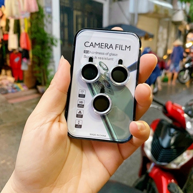 [ Đã có iP 14 ] Dán bảo vệ lend từng mắt Camera cho iPhone 13-13mini-13pro-13promax/14/14pro/14plus/14pro