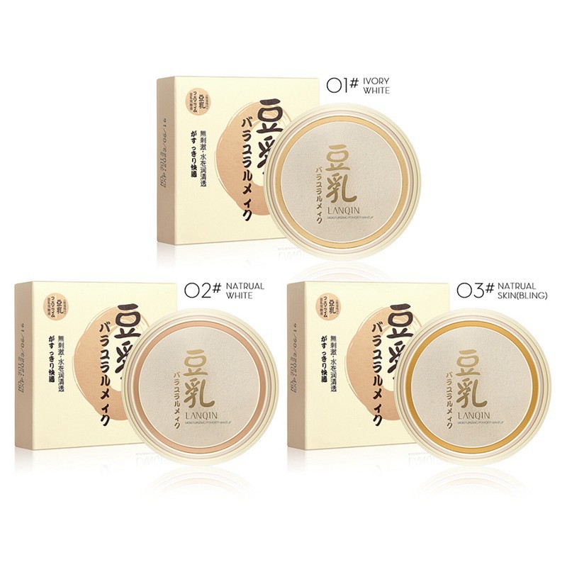 Phấn Nén Chống Nắng Màu Sắc Tự Nhiên Thương Hiệu LANQIN