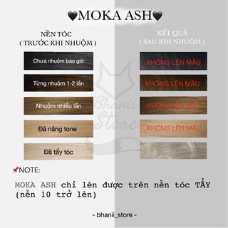 Thuốc nhuộm tóc Moka Ash bhanii store