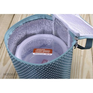 Túi Giữ Nhiệt Chấm Bi Loại Lớn