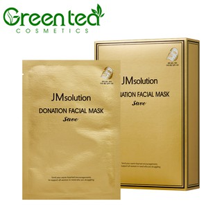 Mặt Nạ Tinh Thể Vàng Jm Solution Donation Facial Mask – Save