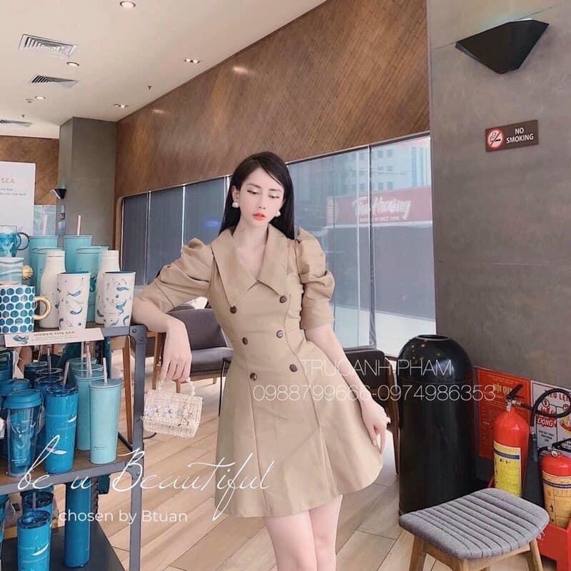 Vải kaki chun may chân váy , áo