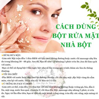 BỘT RỬA MẶT BƠ SỮA DÊ HANDMADE NHÀ BỘT