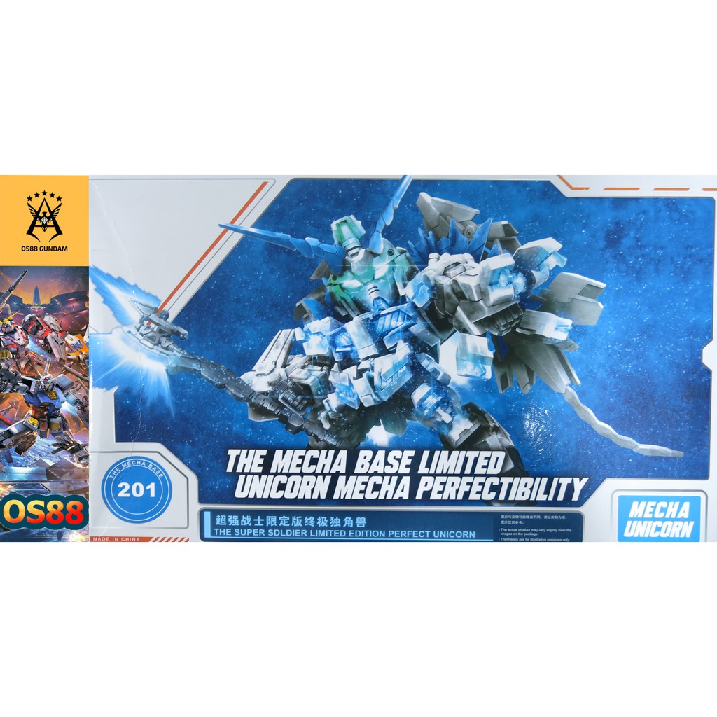 Mô hình lắp ráp Gundam SD 201 Unicorn Mecha (Qiyue)