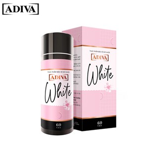 [Mới] White Adiva viên nang (60 viên/hộp) – Viên uống làm sáng da và chống nắng toàn thân