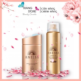 Kem Chống Nắng ANESSA Shiseido 60ml SPF50+ PA+++ Xịt Chống Nắng Anessa Nhật Bản, Phiên Bản Mới