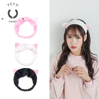 Băng đô gắn tai mèo dễ thương phong cách Hàn Quốc