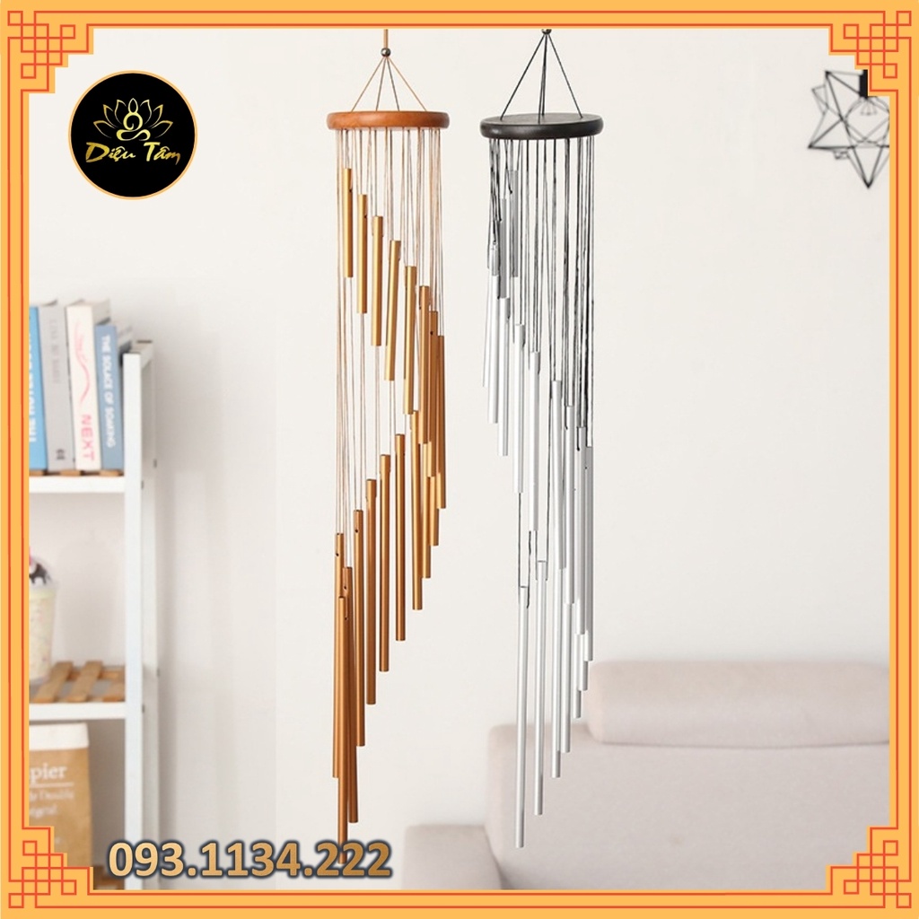 Chuông gió phong thủy mệnh kim 18 thanh