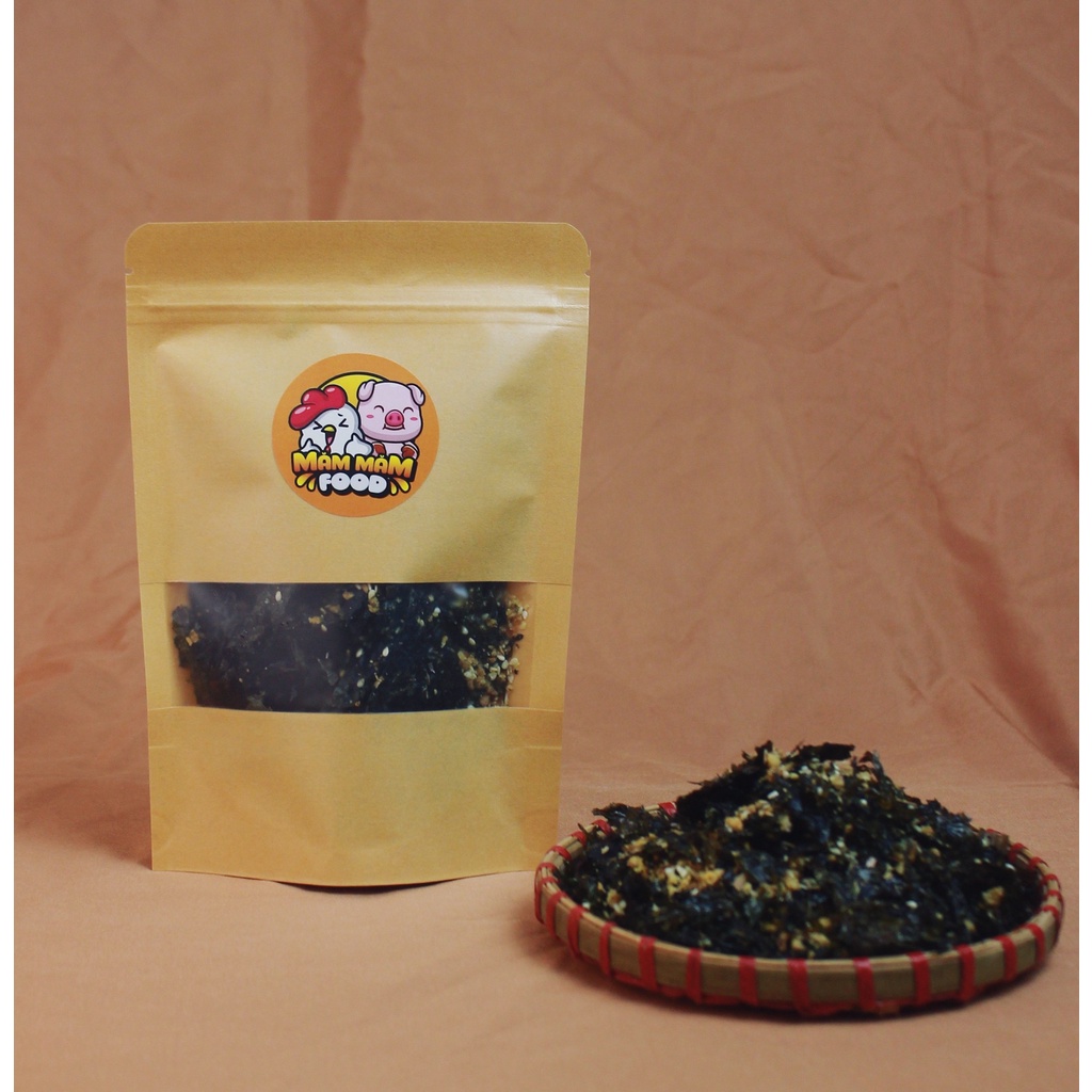 Rong biển cháy tỏi 50g Măm Măm ăn vặt số 1 hà nội