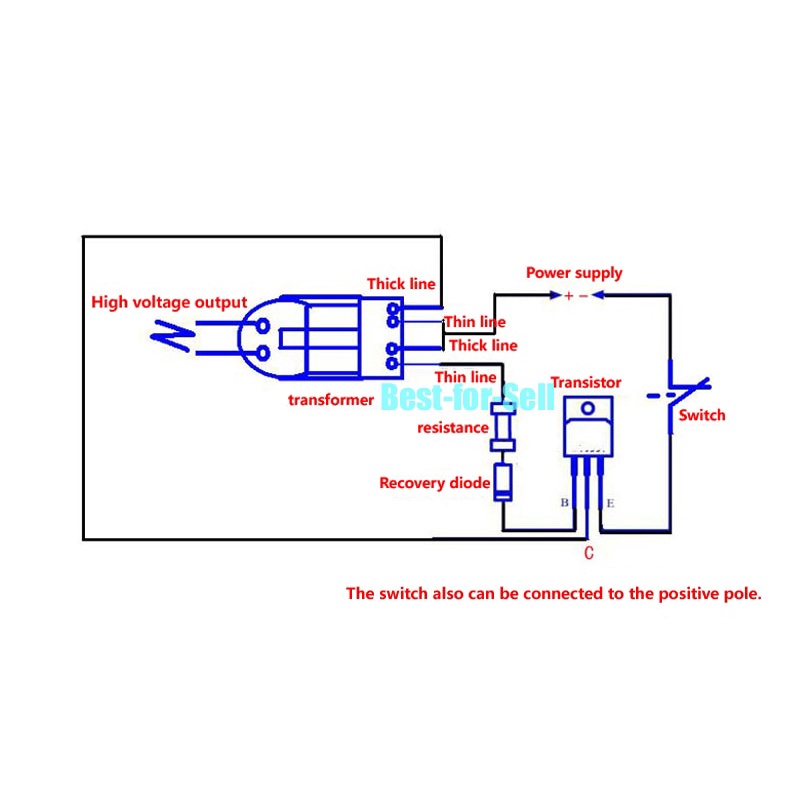 Bộ Máy Phát Điện Áp Cao DC 15Kv 18650 Tự Lắp Ráp