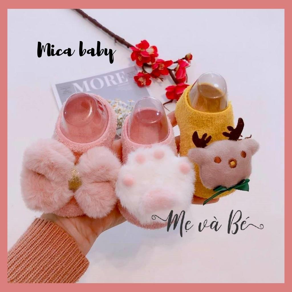Tất vớ hình thú bông xù đáng yêu cho bé Mica baby