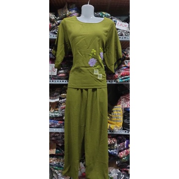 Bộ đũi nhung,đũi lụa 9 tấc ,dài,lửng rộng đồng giá