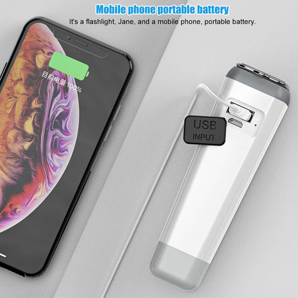 MUVAKO Đèn Pin LED  Mini Sạc USB Tiện Dụng