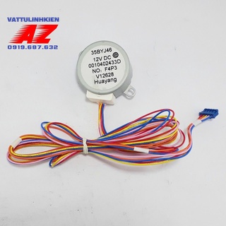 Motor cánh vẫy điều hòa panasonic dc12v-35mm chân thẳng