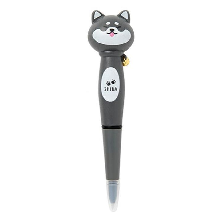 Bút Bi ARTBOX Hàn Quốc Hình Cún Shiba Màu Đen