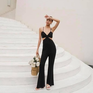 A3 Jumpsuit Cut-out Đi Biển Đồ Liền Thân Dáng Dài