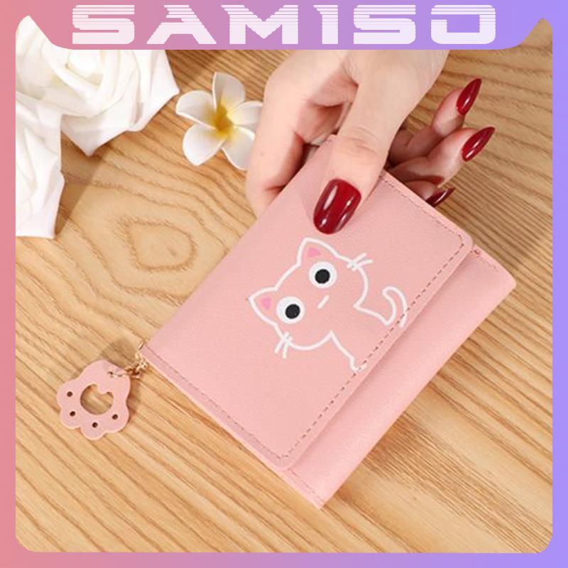 Ví nữ ngắn đẹp cầm tay mini nhỏ gọn bỏ túi nhiều ngăn dễ thương NG33 | BigBuy360 - bigbuy360.vn