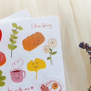 Bullet journal sticker - Cozy life 2- Trang trí sổ planner