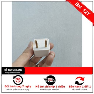 (Hàng Cao Cấp)Ổ cắm chuyển đổi 3 chân sang 2 chân giắc 3 chạc sang 2 chấu phích cắm nguồn 220V