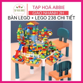 Bàn chơi lego cho bé hãng Funny Block, tương thích lego duplo