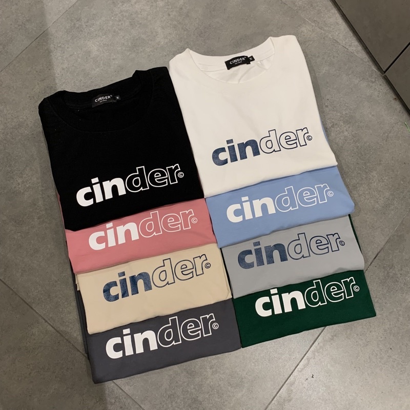 Áo Thun Nam Nữ Local Brand Chính Hãng Cinder Tee Casual Cotton 4 Chiều Chính Phẩm, Áo Phông Tay Lỡ Form Rộng Unisex