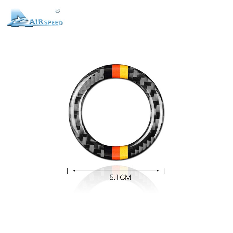 Vòng đệm trang trí nút khởi động xe ô tô Mercedes Benz W204