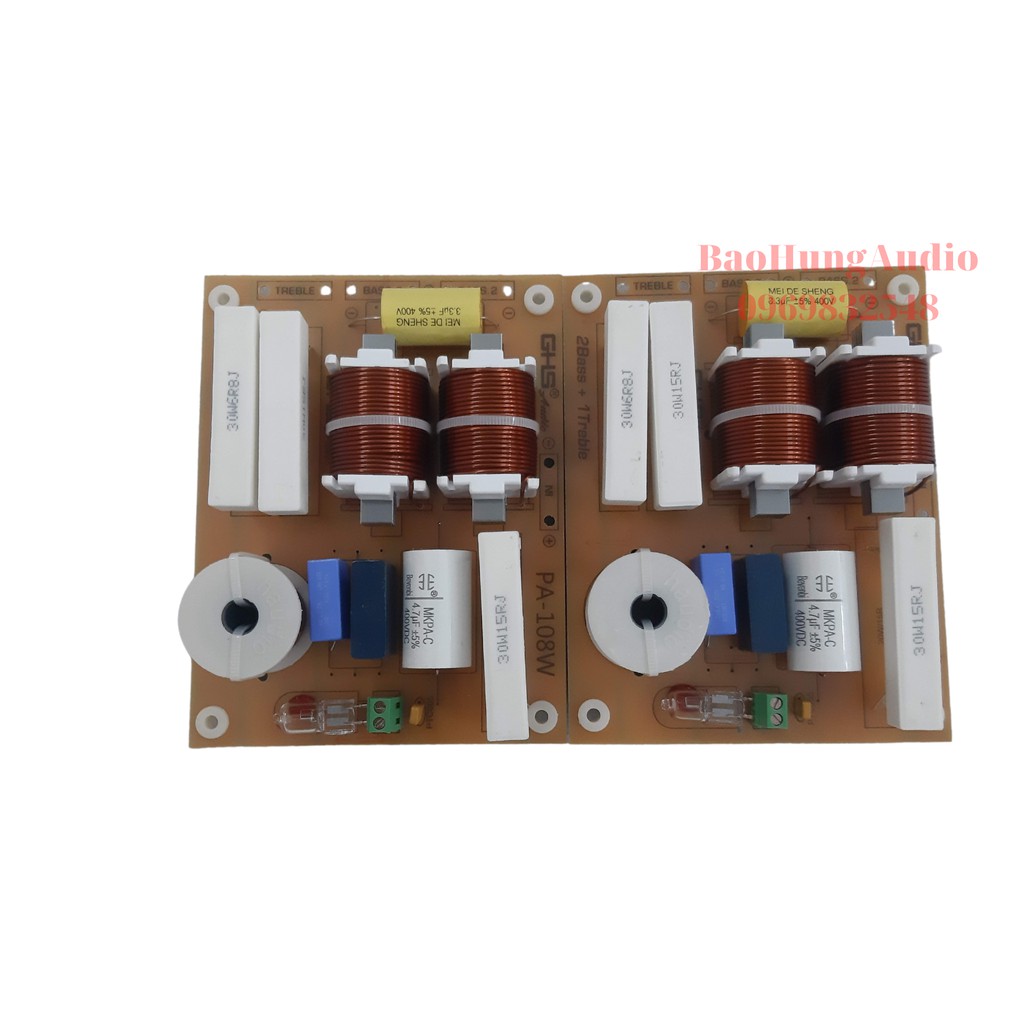 Mạch lọc phân tần chống cháy loa treble chuyên lắp cho loa full linh kiện loại tốt đảm bảo chất lượng, giá 1 cái.