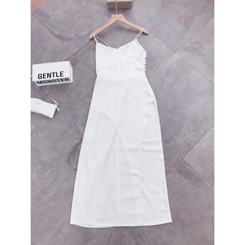 ⚡️Đầm maxi 2 dây hở lưng xẻ chân