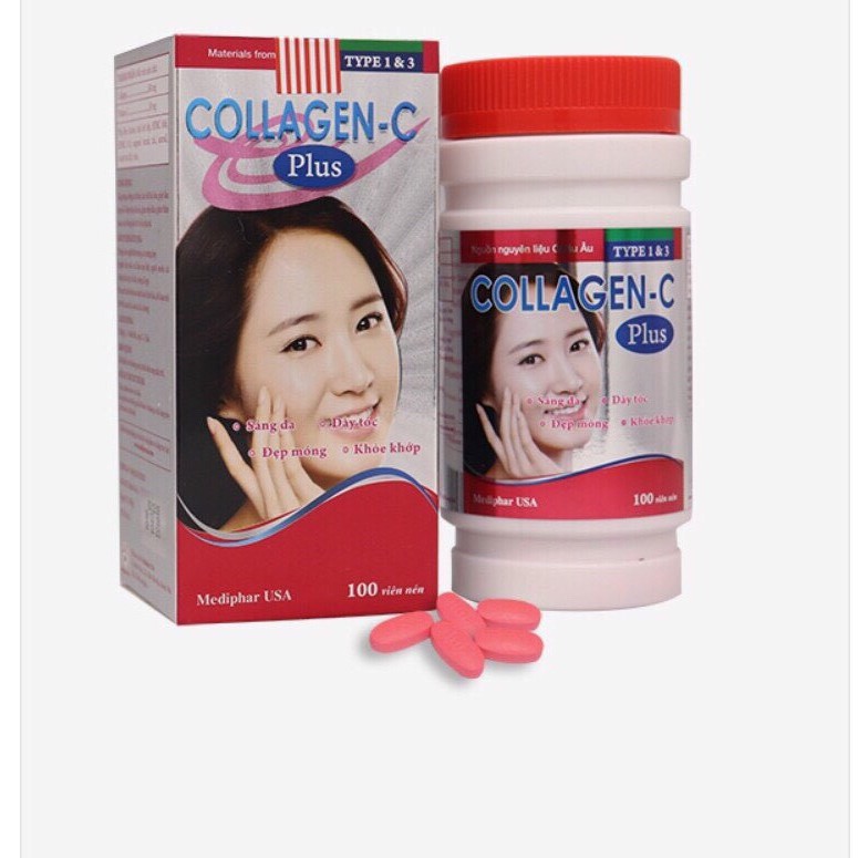 (Dược HN) VIÊN UỐNG COLLAGEN C PLUS