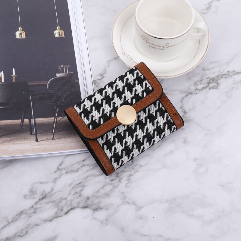 Ví nữ cầm tay mini ngắn nhiều ngăn nhỏ gọn thời trang tiện dụng