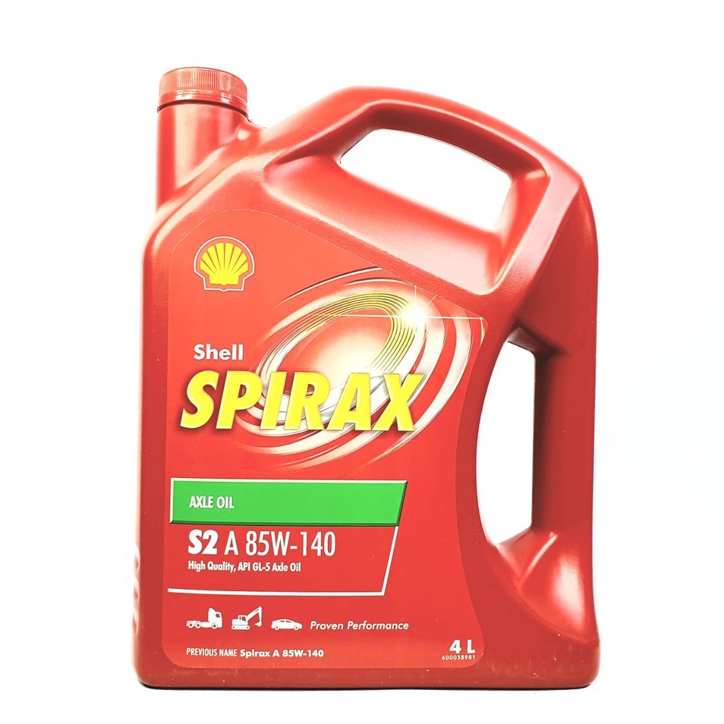 NHỚT HỘP SỐ, NHỚT CẦU XE Ô TÔ SHELL SPIRAX S2 A80W90/85W140 4L