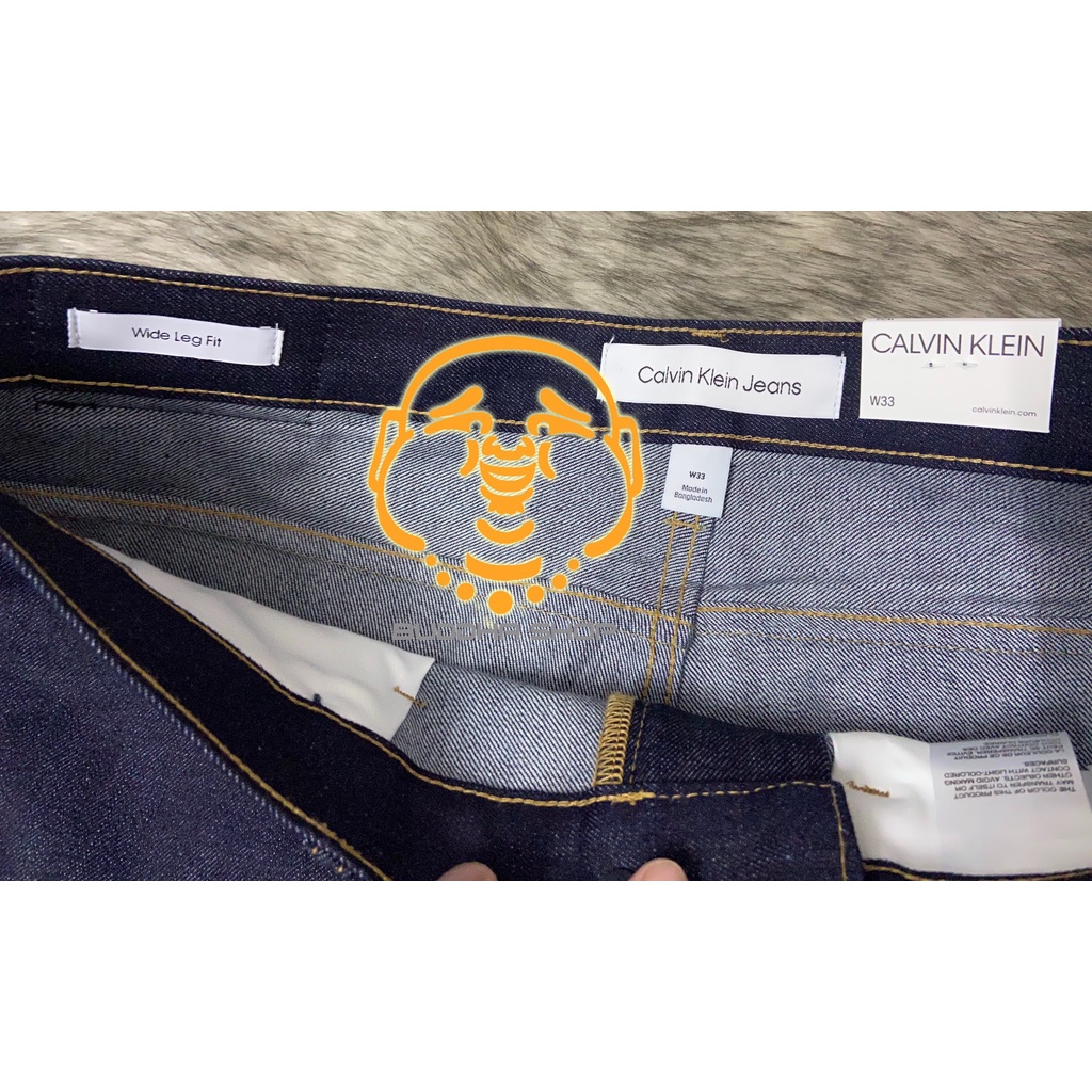 Quần jeans nam CK dáng ống đùi to