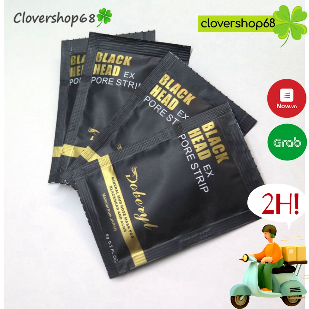 Gel hút mụn vùng mũi / Miếng lột mụn đầu đen vùng mũi 6g 🍀 Clovershop68 🍀