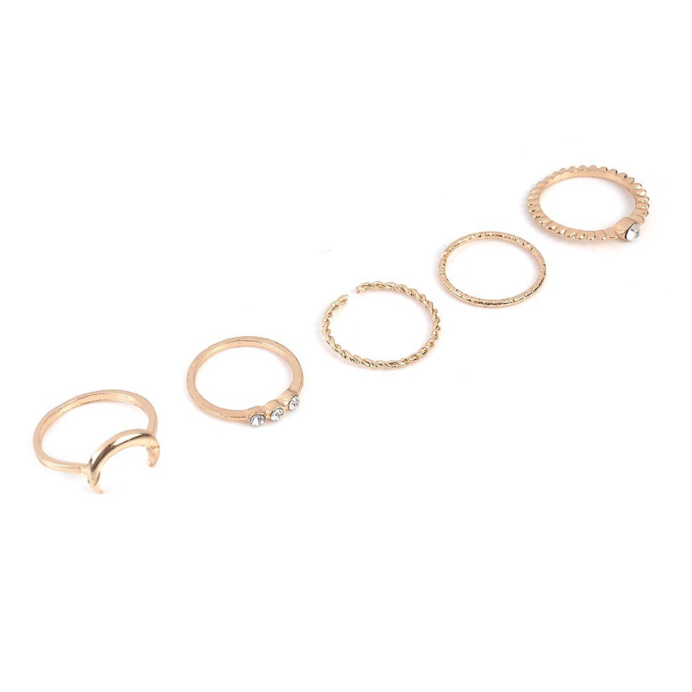 Bộ nhẫn đeo tay kim loại phong cách Bohemia cho nữ