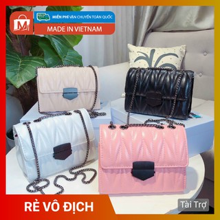 Túi đeo chéo nữ Khóa cài da mềm thời trang