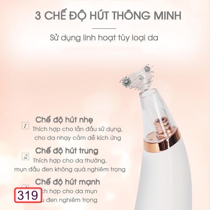 MÁY HÚT MỤN MINI ĐẦU ĐEN BLACKHEAD 319 CẦM TAY CỰC HOT