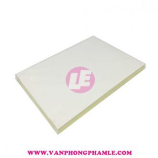 Giấy dán decal đế vàng A4 (Xấp 100 Tờ)