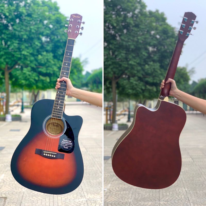 đàn guitar Acoustic Fender CD60 tặng full 16 phụ kiện