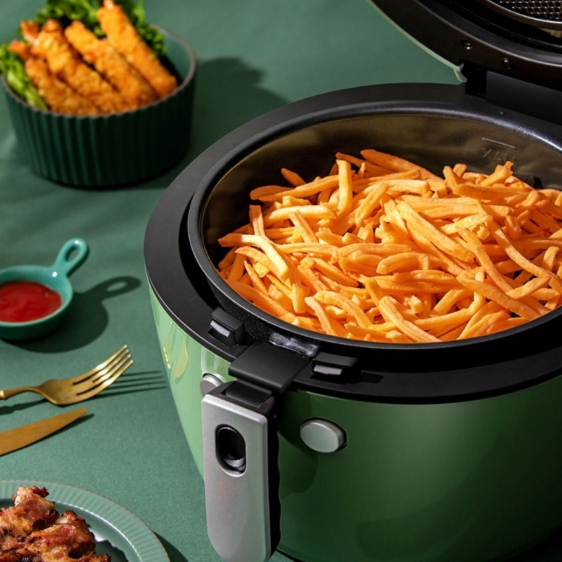 Nồi chiên không dầu Nine Shield 8 Lít, nồi chiên Mẫu Mới Thương hiệu Nhật Bản