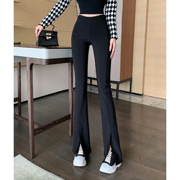 Quần Ống Loe Xẻ Dáng Siêu Đẹp Cho Chị Em mã 8005