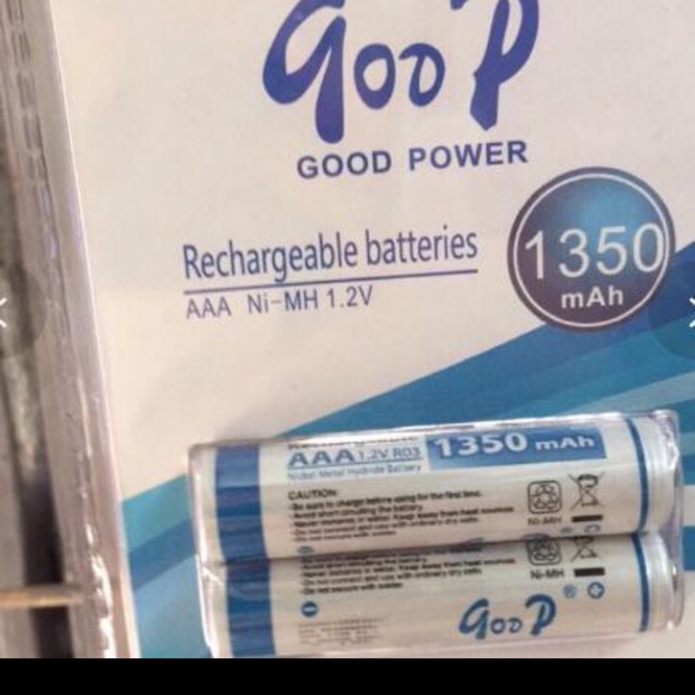 Pin xạc 1350ma 1.2v