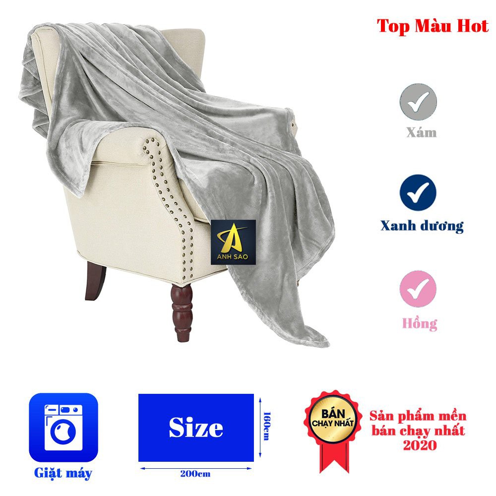 [Mã 99LSSALE1 giảm 10K đơn 99K] Mền lông cừu Thái Lan cao cấp Ánh Sao 1m6 x 2m - Mẫu mã đa dạng