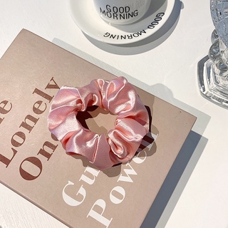 Scrunchies Trơn Vải Lụa Nhiều Màu