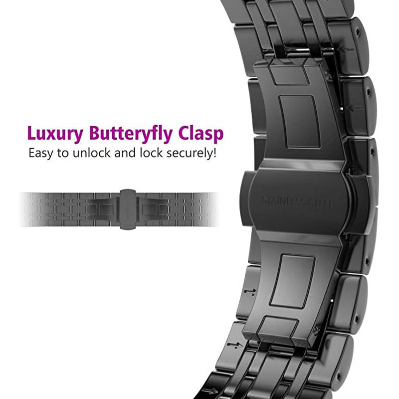 Dây Đeo Inox Cho Đồng Hồ Apple Watch 6 5 Se 40mm 44mm Phiên Bản 6 3 38mm 42mm