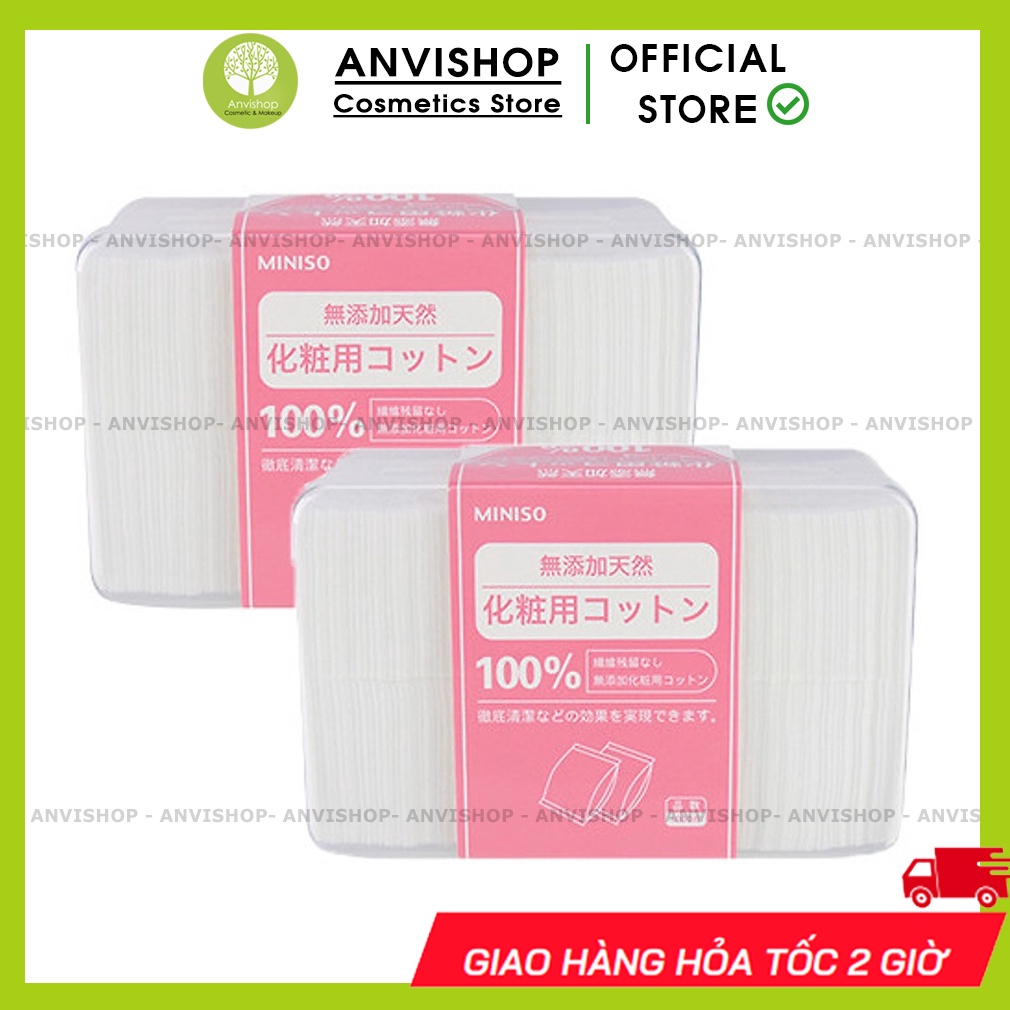 Bông tẩy trang miniso 180-475 - 1000 miếng
