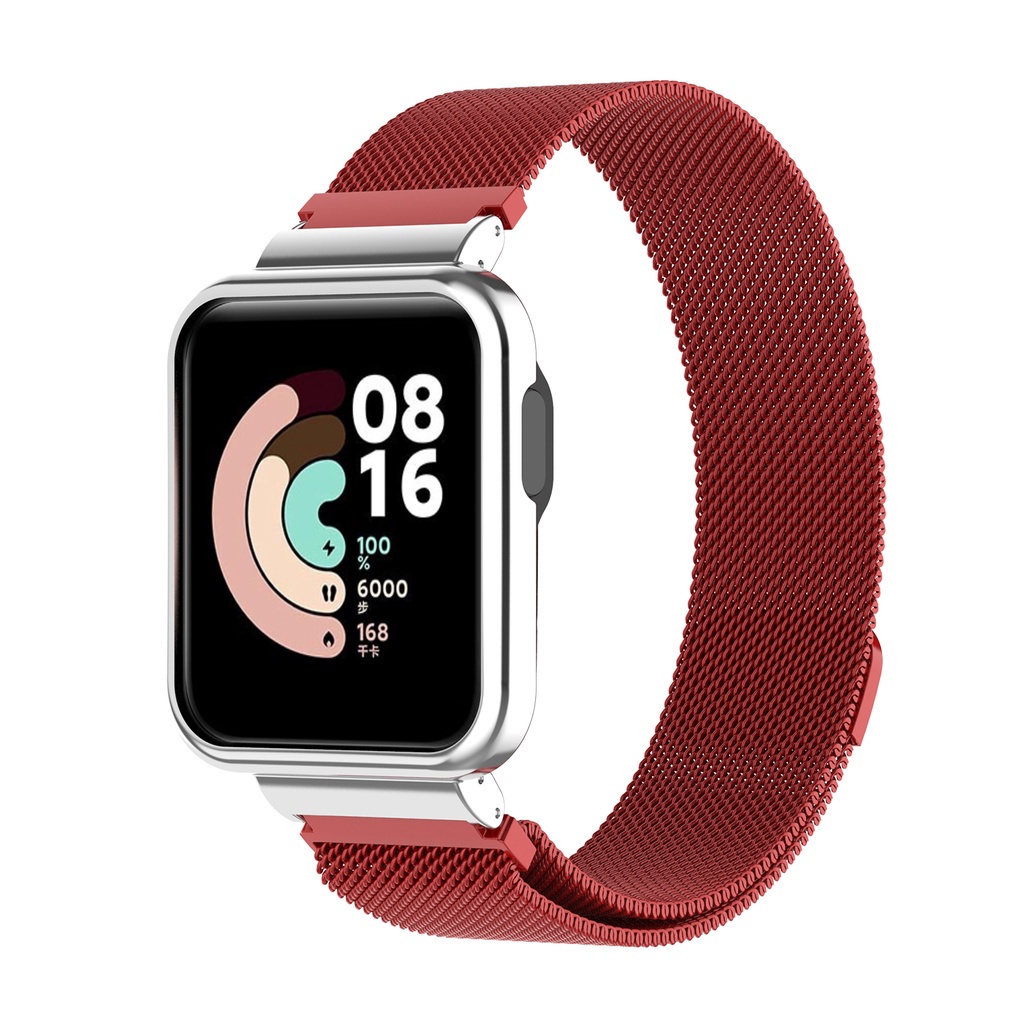Dây đeo đồng hồ thông minh milanese bằng thép không gỉ thay thế cho Xiaomi Mi Watch Lite/ Redmi 1