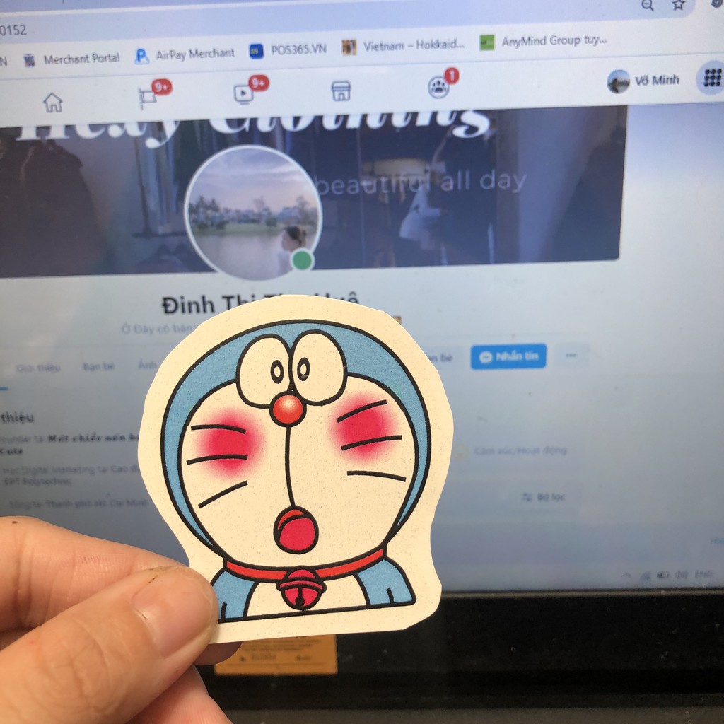 Sticker dán nón bảo hiểm Giá 1KKKK - Sicker đủ loại dán nón bảo hiểm (Doremon, Khủng long cute,...)