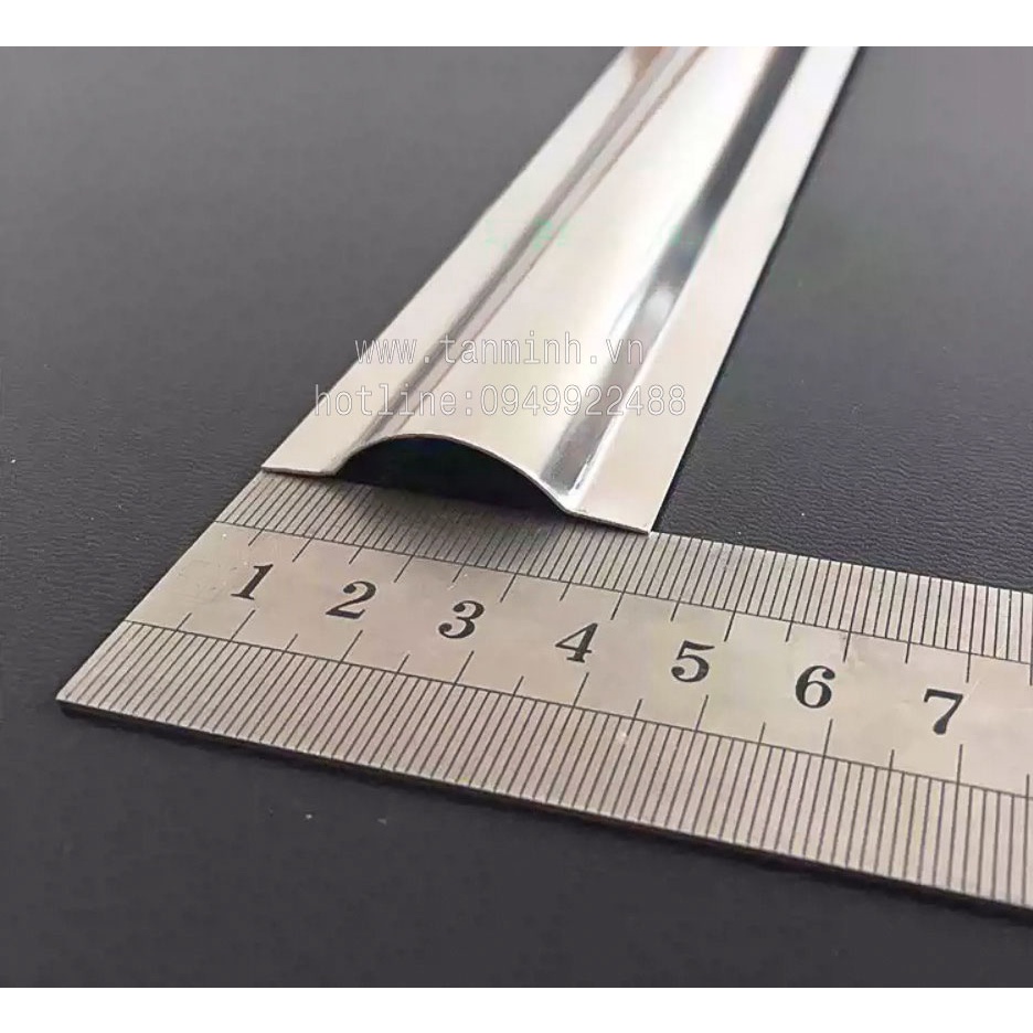 Nẹp sàn bán nguyệt Inox