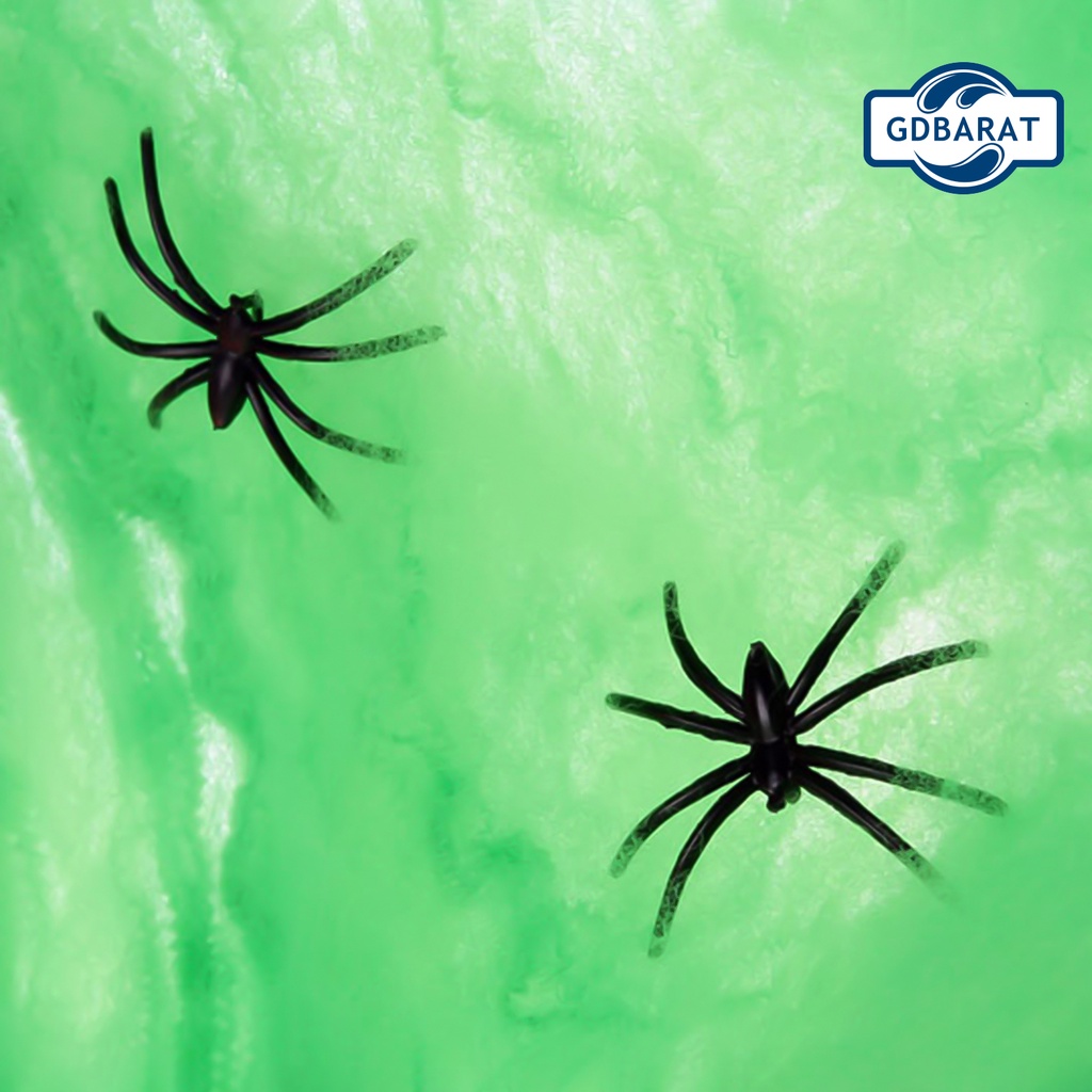 Mạng Nhện Nhân Tạo Màu Trơn Nhiều Màu Sắc Dùng Để Trang Trí Halloween